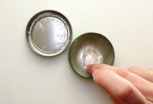 Petroleum jelly helps lock moisture into your skin.