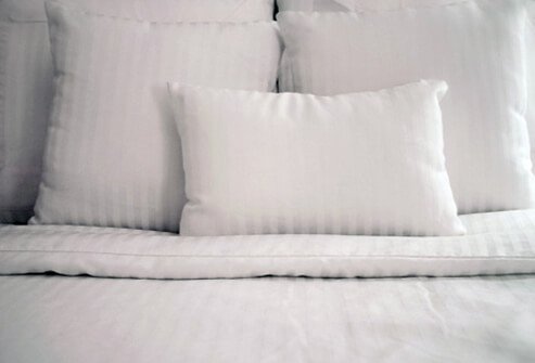 Use Dacron or other synthetics for pillows.