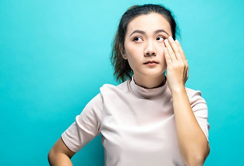 Eye twitch (blepharospasm) is usually harmless. If it's not caused by an underlying condition, more rest and avoiding caffeine, alcohol and stress may help the twitch go away.