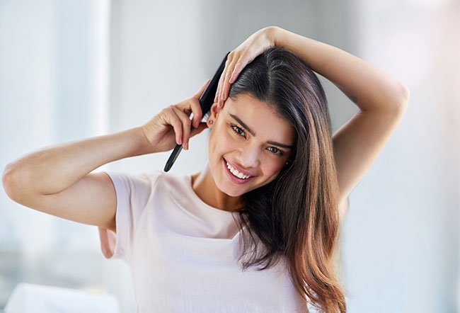 Hair type and texture are determined by several factors, including genetics.