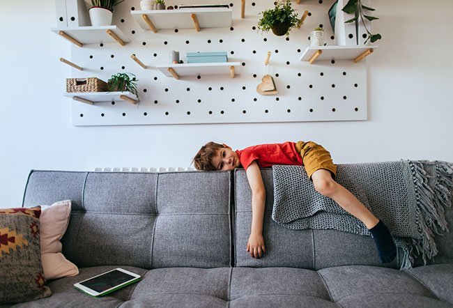 Lazy kid