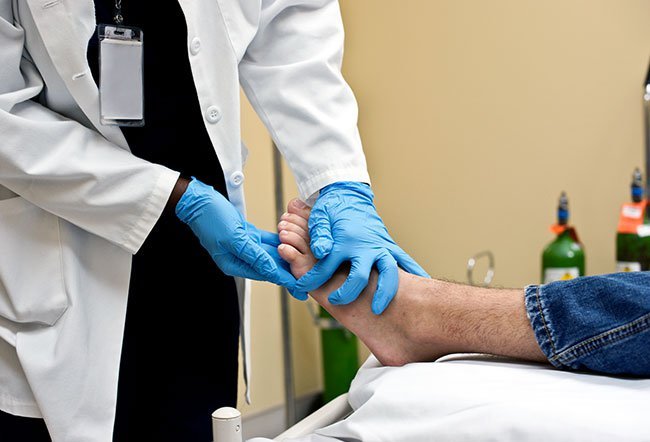 Metatarsalgia is pain at the ball of the foot.