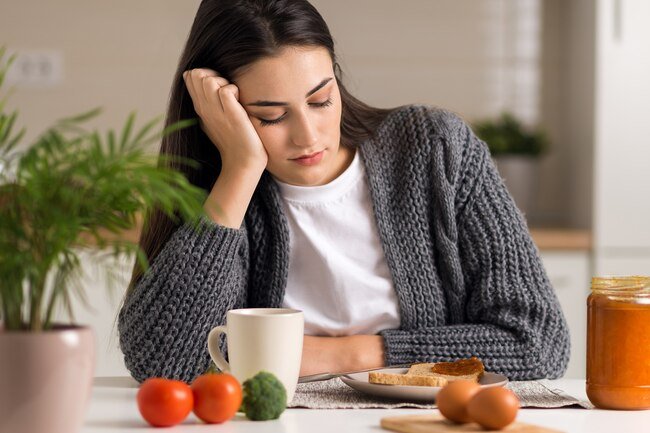 Grief can lead you to stop eating on a regular schedule or to binge eat.