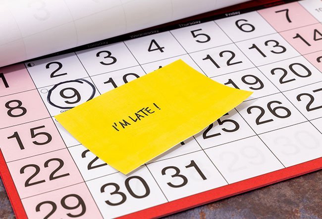 Many women know if they have a late period, and some keep a calendar to make sure.