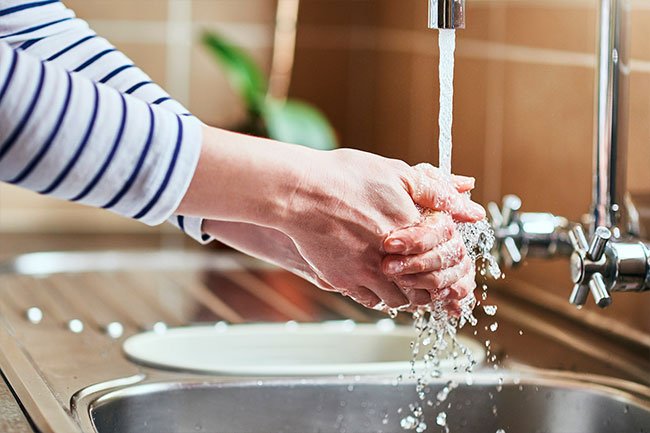 Wash your produce and cut away bruised or damaged parts and don't eat them.
