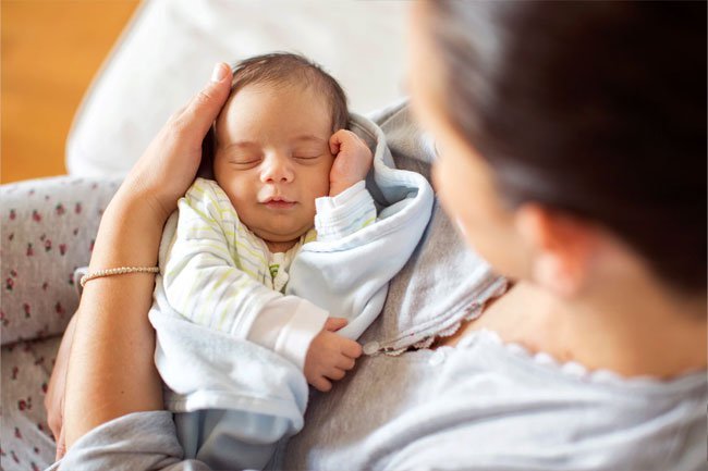 Babies sleep 70% of the time.