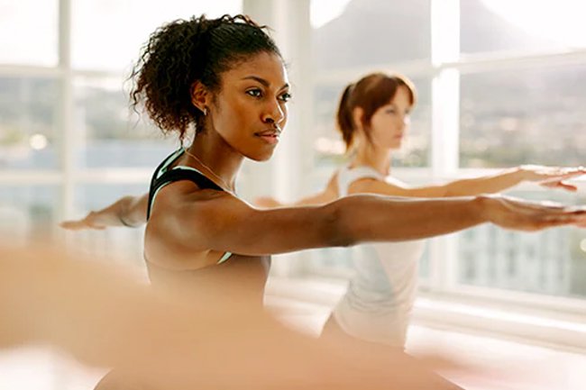 Iyengar yoga helps improve posture and reduces pain.