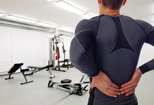 A good gym session might make you mildly sore.