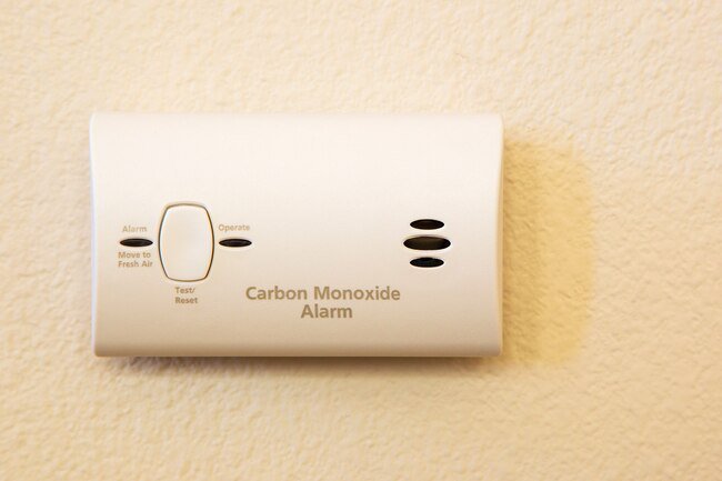 Get a carbon monoxide detector to warn about possible exposure. 