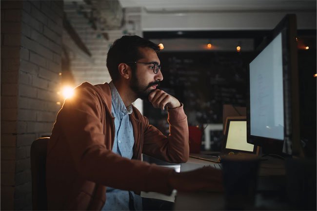 Make sure your computer screen is at an adequate height and distance away from your eyes to minimize the risk of eyestrain.