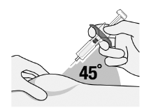 Insert Needle Into Site - Illustration