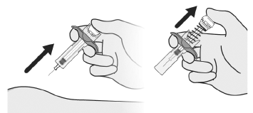 End of Injection, Remove Syringe - Illustration