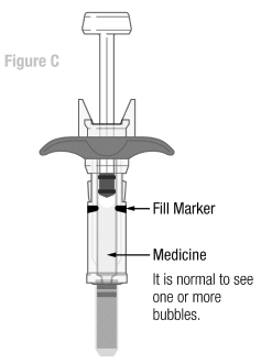 Medicine is clear and colorless to pale brownish-yellow - Illustration