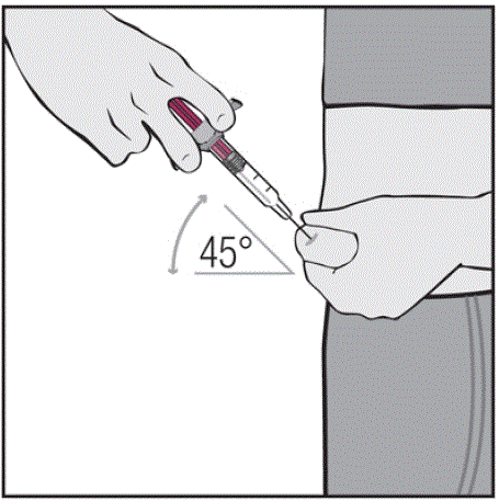 Press a cotton ball or gauze pad over the injection site and hold it for 10 seconds - Illustration