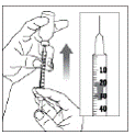 Slowly push the Plunger up - Illustration