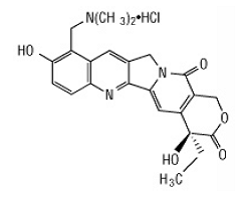 HYCAMTIN (topotecan) Structural Formula Illustration