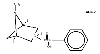 Homatropine methylbromide - Structural  Formula Illustration 2