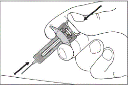 lift the needle straight out - Illustration