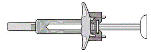 needle guard is not activated – the single-dose - Illustration