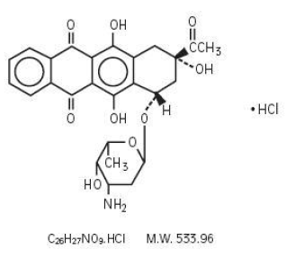 Idamycin® idarubicin hydrochloride for injection Structural Formula Illustration