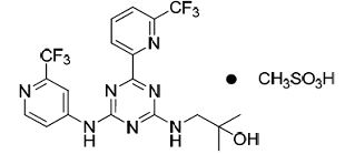 IDHIFA® (enasidenib) tablets Structural Formula Illustration