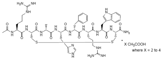 IMCIVREE (setmelanotide) Structrual Formula Illustration