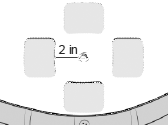 Injection site: belly (abdomen) - Illustration