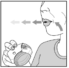 Do not block the air vent with your fingers - Illustration