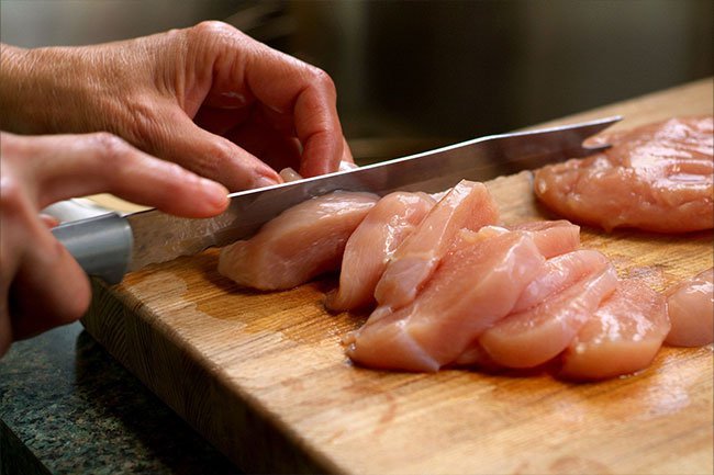 You can get salmonella poisoning most often from eating contaminated meat, eggs, or poultry.
