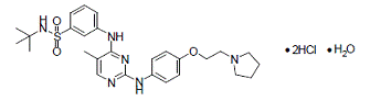 INREBIC® (fedratinib) capsules, for oral use Structural Formula - Illustration