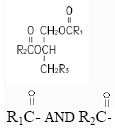 Purified egg phosphatides structural formula illustration