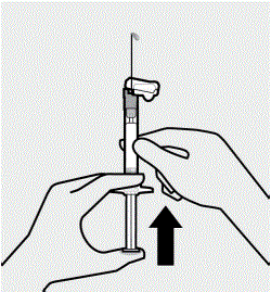 Remove air bubbles - Illustration