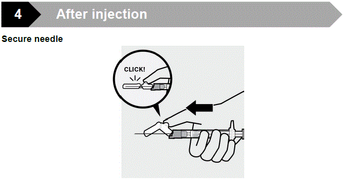 Secure needle - Illustration