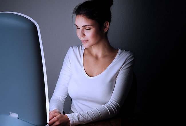 Blue light is a visible light spectrum with the shortest wavelength and highest energy. Exposure to blue light affects the sleep-and-wake cycle, or circadian rhythm, by altering the synthesis of melatonin in the brain.