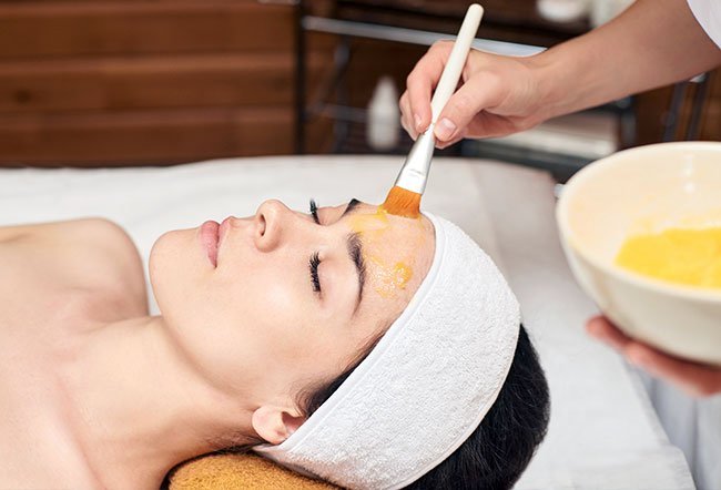 Glycolic acid is an alpha hydroxy acid (AHA) that dissolves the bonds between dead skin cells on the face