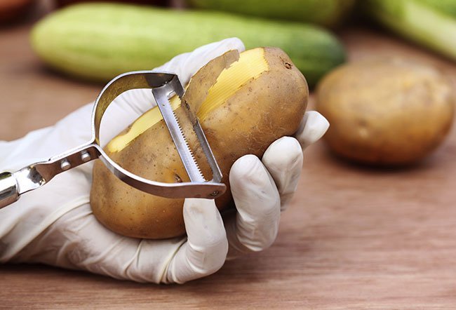 green potatoes
