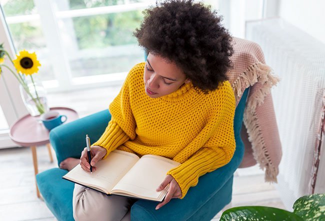Journaling is the process of writing down your thoughts, ideas, and feelings. While writing your way out of depression might not be possible, journaling may help lower symptoms of depression.