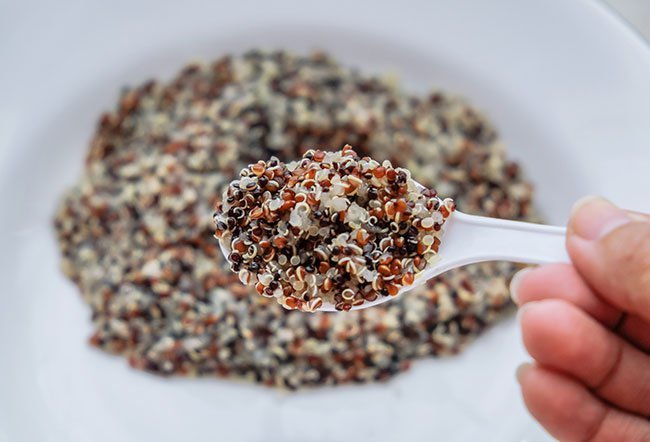 Quinoa and rice both are naturally gluten-free