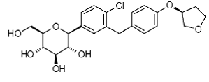 JARDIANCE® (empagliflozin) Structural Formula Illustration