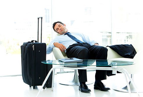 Travel fatigue is a common symptom of jet lag.