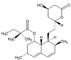 Simvastatin Structural Formula Illustration