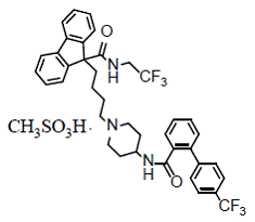 JUXTAPID® (lomitapide) capsules Structural Formula Illustration