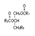 Fatty acids - Structural formula illustration