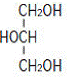 Glycerin - Structural Formula  Illustration