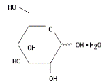 Dextrose - Structural Formula Illustration