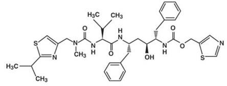 Ritonavir - Structural Formula Illustration