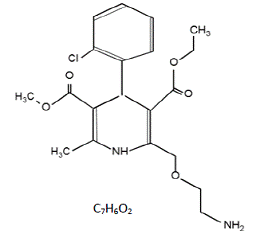 KATERZIA (amlodipine) Structural Formula  - Illustration