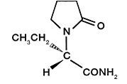 KEPPRA XR (levetiracetam)  Structural Formula Illustration