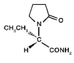 KEPPRA (levetiracetam) - Structural Formula Illustration