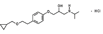 Betaxolol hydrochloride Structural Formula Illustration